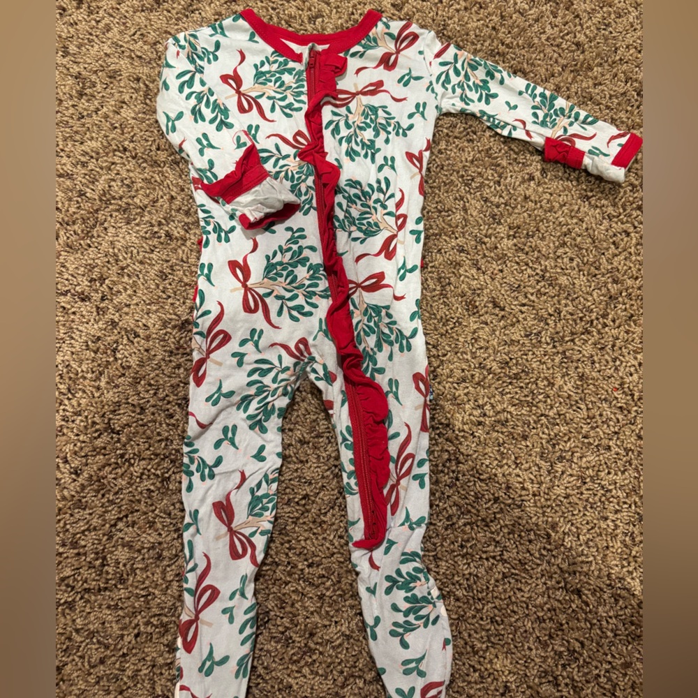 Kickee Pants Christmas Footie